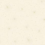 CW-X063 - Makower Uk - Good Tidings - Christmas Star Cream - Gold Metallic - 108_Q - Cotton Fabric