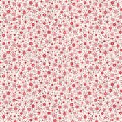 CW-X078 - Makower Uk - Scandi - Red Christmas Stars on White - 115_R - Cotton Fabric