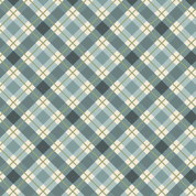 CW-X090 - Celtic Christmas - Winter Blue Check - Lewis & Irene - C132A - Cotton Fabric