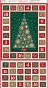 CW-XGTP1 - Makower Uk - Good Tidings Panel - Christmas Advent Calendar - 110_1 - Cotton Fabric
