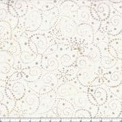 CW-Z001 - Moonlight Batik Cream Pointillist - Wilmington 22264.112 - Cotton Fabric