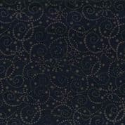 CW-Z016 - Moonlight Batik Pointillist Scroll - Wilmington 22264.999 - Cotton Fabric