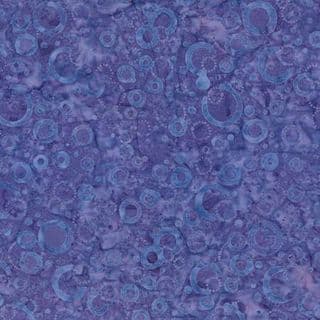 CW-Z024 - Prismatic Purlple Blue Circles Batik - Wilmington Batiks 22174.646 - Cotton Fabric
