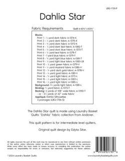 Dahlia Star - Edyta Sitar - LBQ 1735 P