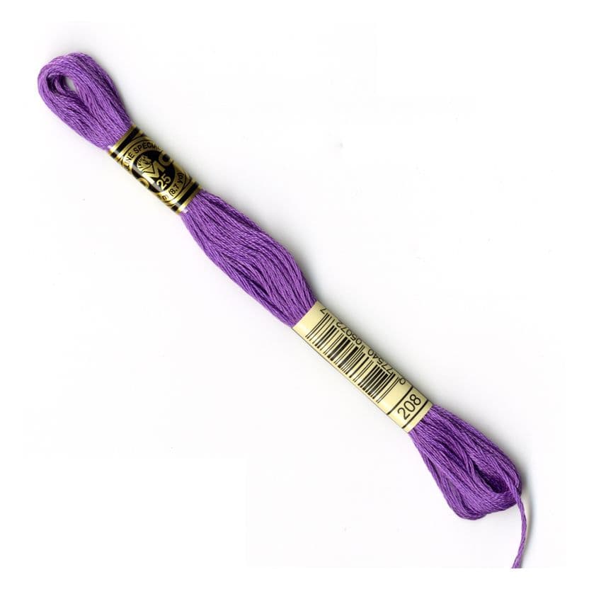 086 Thread Embroidery DMC 6-Strand Embroidery Thread - 0208