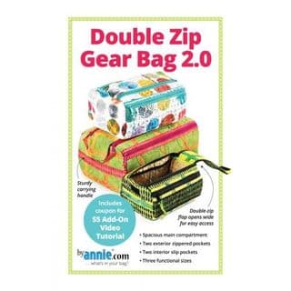 Double Zip Gear Bag 2.0 - Bag Sewing Pattern - byAnnie.com - PBA257-2