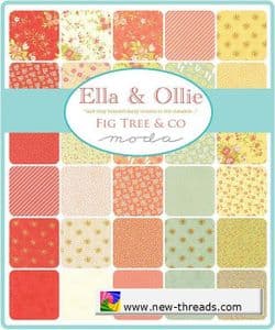 Ella & Ollie - Moda Mini Charm Pack UK by Fig Tree Quilts for Moda Fabrics