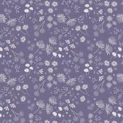 Evenfall - 9123 - Lewis & Irene - Night Garden Floral on Deep Purple - CC42.3 - Cotton Fabric