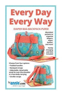 Every Day Every Way - Bag Sewing Pattern - byAnnie.com - PBA258