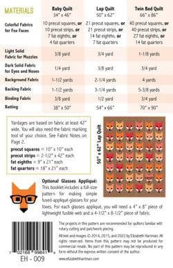 Fancy Fox - Elizabeth Hartman EH009