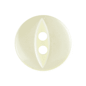 Fish Eye Button - Colour 003 Yellow - Choose Size 11mm-19mm