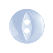 Fish Eye Button - Colour 015 Light Blue - Choose Size 11mm-19mm