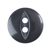 Fish Eye Button - Colour 030 Brown - Choose Size 11mm-19mm