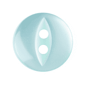 Fish Eye Button - Colour 035 Turquoise - Choose Size 11mm-19mm