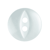 Fish Eye Button - Colour 037 Pale Teal - Choose Size 11mm-19mm