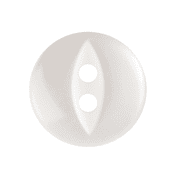 Fish Eye Button - Colour 042 Cream - Choose Size 11mm-19mm