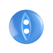 Fish Eye Button - Colour 090 Royal Blue - Choose Size 11mm-19mm