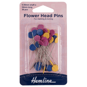 Flower Head Pins - 54mm x 0.58mm 36
