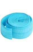 Fold Over Elastic - Parrot Blue