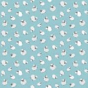 Fun on the Farm - 9111 - Makower UK - Wolly Sheep on Blue - 068_B - Cotton Fabric
