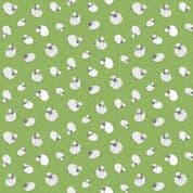Fun on the Farm - 9112 - Makower UK - Wolly Sheep on Green - 068_G - Cotton Fabric