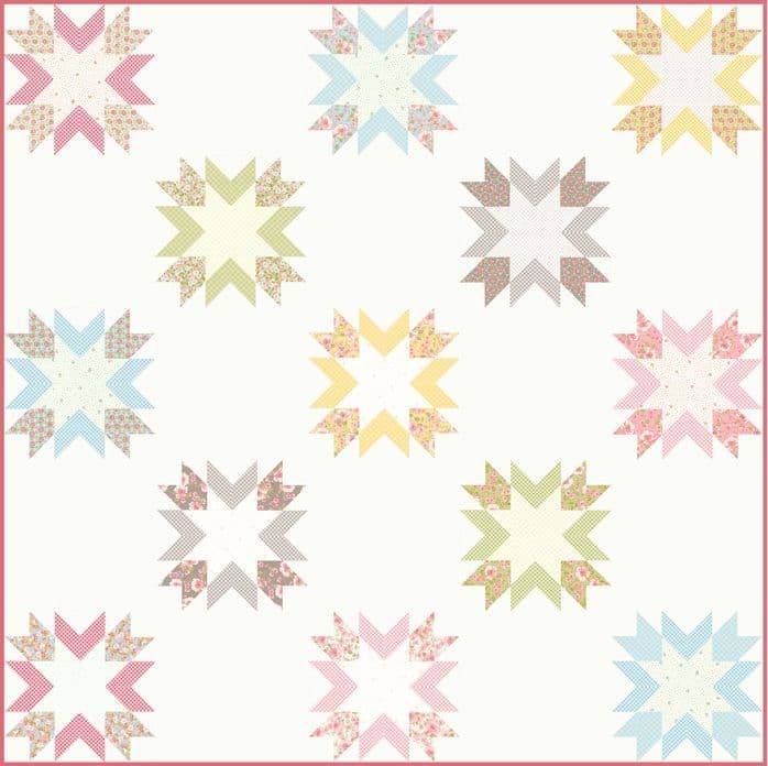 Grace - Mini Charm by Brenda Riddle for Moda Fabrics
