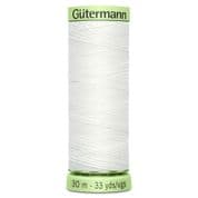 Gutermann Topstitch Thread - White - 30m