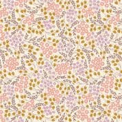 Hannahs Flowers - 8257 - Floral Berries on Cream - Lewis & Irene A616.1 - Cotton Fabric