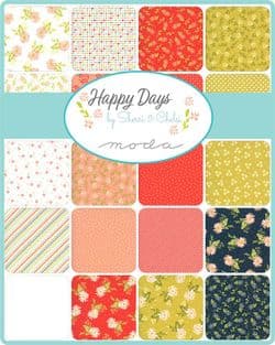 Happy Days - Jelly Roll by Sherri & Chelsi for Moda Fabrics UK