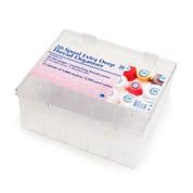 Hemline Cone Storage Box - M3104.CLEAR - for OVERLOCKING and Large Cones