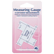 Hemline - Double Sided Measuring Gauge - 14 Different Measurements