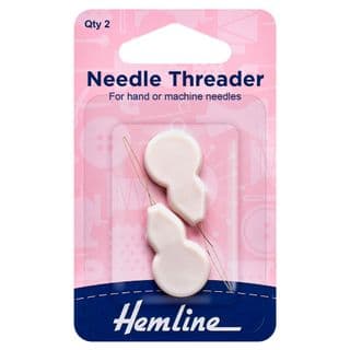 Hemline Needle Threader With Plastic Handle - 2 pack