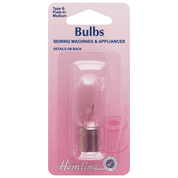 Hemline Sewing Machine Bulb - Type B - Bernina, Singer, Pfaff, Husqvarna Models