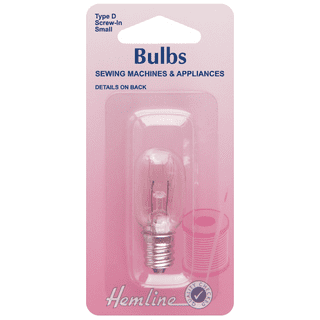 Hemline Sewing Machine Bulb - Type D - Suits Some Singer Models