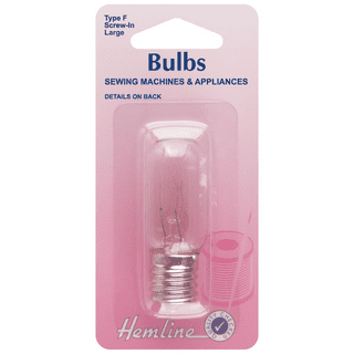 Hemline Sewing Machine Bulb - Type F - Early Model Machines