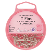 Hemline T-Pins - 51mm - Nickel Plated