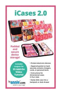iCases 2.0 - Bag Sewing Pattern - byAnnie.com - PBA218-2