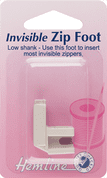 Invisible Zipper Foot for Low Shank Domestic Sewing Machines