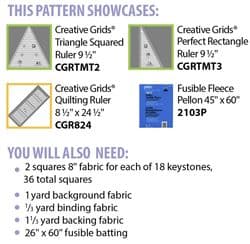 Keystone Table Runner Pattern