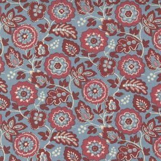 La Vie Boheme - 8134 - French Blue Background - French General - Moda 13903.12 - Cotton Fabric