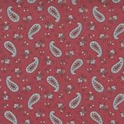 La Vie Boheme - 8136 - French Red Background - French General - Moda 13904.11 - Cotton Fabric