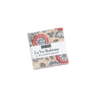 La Vie Boheme - Mini Charm by French General  for Moda Fabrics