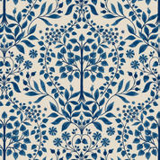 Lewis & Irene Brensham - 8700 - Trees on Cream - A748.1 - Cotton Fabric