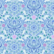 Lewis & Irene - Chalki - 8966 - Octopus on Light Blue - A802.3 - Cotton Fabric