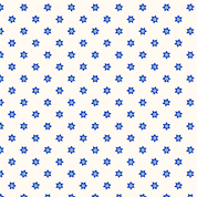Lewis & Irene - Chalki - 8967 - Mati Star on White - A803.1 - Cotton Fabric