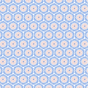 Lewis & Irene - Chalki - 8973 - Greek Tile on Cream - A805.1 - Cotton Fabric