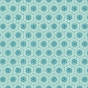 Lewis & Irene - Chalki - 8975 - Turquoise Greek Tile - A805.3 - Cotton Fabric