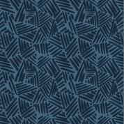 Lewis & Irene - Hajime - 9019 - Dark Indigo Blue Brushstrokes - SH10 - Cotton Fabric