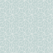 Lewis & Irene - Hajime - 9025 - Light Blue Linear Flower - SH16 - Cotton Fabric