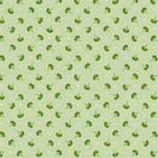 Lewis & Irene - Kitchen Garden - 8887 - Polka Dot Broccoli on Light Green - A821.2 - Cotton Fabric